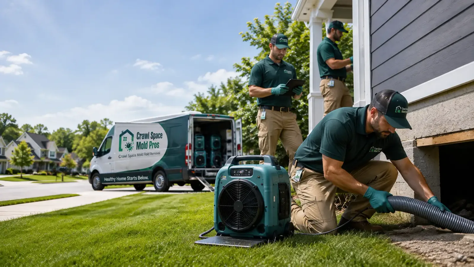 Crawl Space Mold Removal in Breedsville, MI